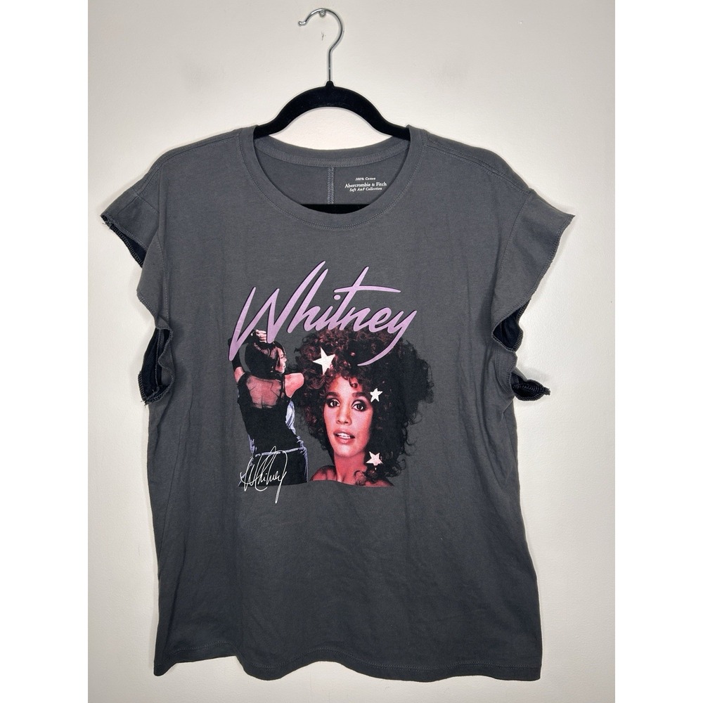 Abercrombie & Fitch Soft A&F Collection Whitney Houston Sleeveless Tee Medium - Picture 3 of 12